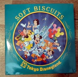 Tokyo Disneyland - Soft Biscuits-Collector Tin (empty) With Original Outside Box 海外 即決