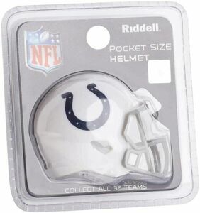 Indianapolis Colts Pocket Pro Riddell NFL Helmet Speed Style 海外 即決