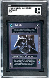 Star Wars CCG Darth Vader Limited Premier Black Border SGC 8 NM-MT 海外 即決