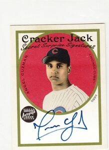 2005 Topps Cracker Jack Mini Secret Surprise Signatures ANGEL GUZMAN Auto Cubs 海外 即決