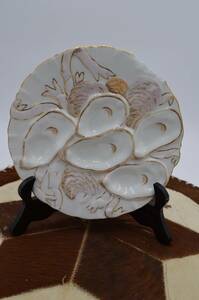Antique Continental Turkey Oyster Plate Gilman & Collamore Union Square NY 海外 即決