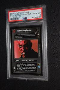 PSA 10 - Darth Maul, Young Apprentice - Coruscant - Star Wars CCG - Gem Mint 海外 即決