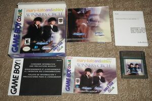 Mary Kate & Ashley Winners Circle (Gameboy Color Boy GBC) Complete In Box GREAT 海外 即決