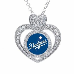 Spec Los Angeles Dodgers 2024 Womens CZ Pendant And Sterling Silver Necklace D21 海外 即決
