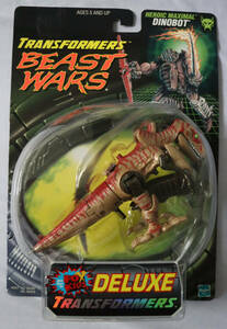 Vintage Transformers Beast Wars Deluxe Transmetals Dinobot. Hasbro MOSC, 1999 海外 即決