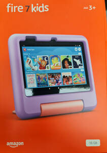 Amazon Fire 7 Kids tablet, ages 3-7. 7" kids tablet on Amazon - 2022 Purple 海外 即決