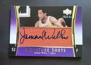 2004-05 Upper Deck Sweet Shot Jamaal Wilkes Auto #SS-JW Los Angeles Lakers 海外 即決