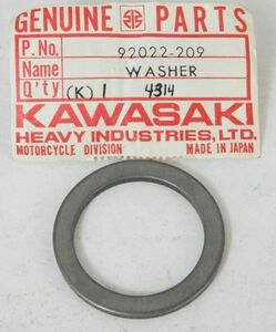 1 NOS Kawasaki KZ1000 Z1 KZ 900 OutPut Shaft 30mm Plain Washer OEM 92022-209 NEW 海外 即決