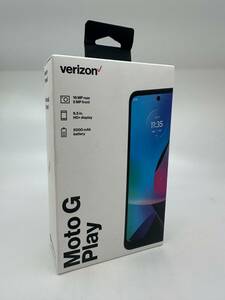 New & Sealed Motorola Moto G Play, 32GB, Navy Blue - Verizon Prepaid Smartphone 海外 即決