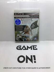 Assassin's Creed IV 4 Black Flag Special Edition (PlayStation 3 2013) New Sealed 海外 即決