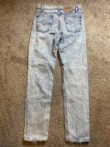 VTG Levi’s 505 Orange Tab Acid Wash Frayed Distressed Men’s 30x32 Jeans Made USA 海外 即決