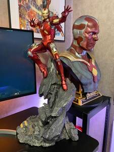 QUEEN STUDIOS AVENGERS IRON MAN MARK 7 STATUE 1/4 SCALE 海外 即決