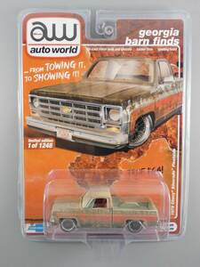 2021 Auto World Georgia Barn Finds R2 Rusted 1979 CHEVROLET SILVERADO C10 1:64 海外 即決