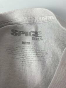 Spice Girls Large Band Shirt White Girl Group Tee 90s 海外 即決