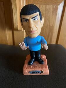 FREE SHIPPING Mr. Spock Funko Star Trek bobblehead with battery-operated vocals 海外 即決
