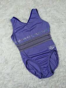 GK ELITE Gymnastics Leotard SIMONE BILES Adult Small AS Purple Mesh Perfect 海外 即決