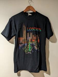 Vintage 90s London Small Black T-Shirt 海外 即決