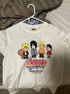 A Bathing Ape Bape T Shirt Medium Boruto Anime 海外 即決