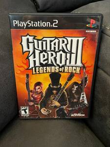 Guitar Hero 3 Legends of Rock - PS2 Playstation Game - Used - Sony 海外 即決