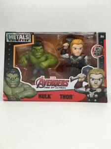 2016 Metals Die Cast MARVEL AVENGERS AGE OF ULTRON 2-pack HULK THOR action figs. 海外 即決