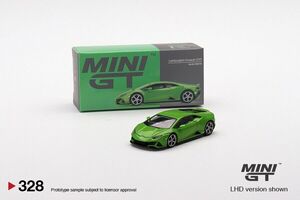 MINI GT Lamborghini Huracn EVO Verde Mantis 1/64 Diecast Model Car MGT00328 海外 即決