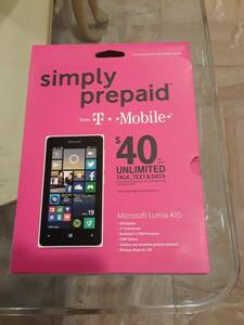 FACTORY SEALED Microsoft Lumia 435 Phone New T Mobile - SAME DAY SHIPPING 海外 即決