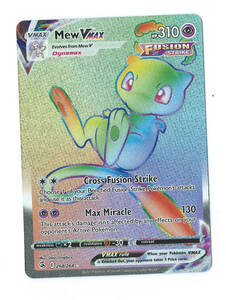 ポケモン TCG Mew VMAX Fusion Strike 268/264 Holo Secret Rare 海外 即決