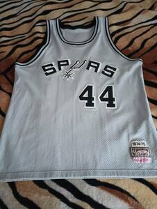 Mitchell & Ness NBA San Antonio Spurs George Gervin Jersey Size 52!!! 海外 即決