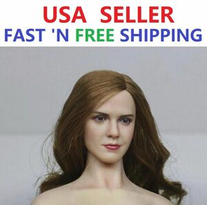 1/6 scale Emma Watson head sculpt for 12'' Female Doll PALE Phicen 海外 即決