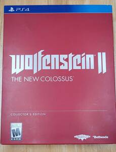 Wolfenstein II: The New Colossus Collector’s Limited Edition - PS4 With Disc CIB 海外 即決
