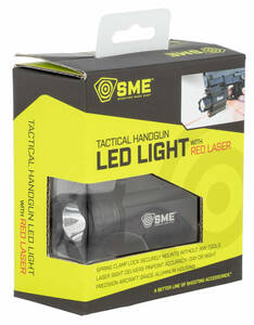 SME SME-WLLP Cree LED 250 Lumens Black Aluminum weapon light w/red laser 海外 即決