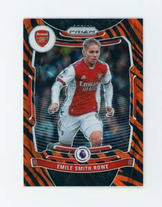 2021-22 Emile Smith-Rowe Panini Prizm Tiger Stripe Choice Arsenal Card SSP 海外 即決