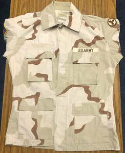 US Army DCU Desert Camo Blouse Patched 3rd Exp Sust Command MED REG OIF OEF 海外 即決