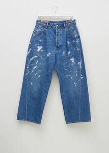 Acne Studios Bla Konst краска обработка Denim брюки джинсы ji- хлеб Acne s Today oz 