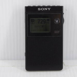 ★☆SONMY ワイドFM対応 FM/AMポケットラジオ SRF-R356 難あり動作品 オマケ新品電池付き☆★の画像1