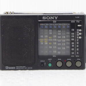 ★☆SONY ワイドFM対応 FM/SW/MWコンパクトラジオ ICF-SW20 日本製 動作品 オマケ新品電池付き☆★の画像1