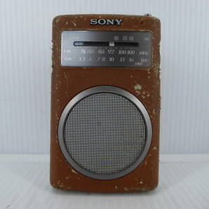 ★☆SONY ワイドFM対応 FM/AMコンパクトラジオ ICF-TR40 40th anniversary 日本製 動作品 オマケ新品電池付き☆★の画像1