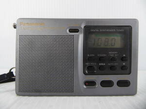 ★☆Panasonic ワイドFM対応 FM/AMコンパクトラジオ RF-U06 日本製 動作品 オマケ新品電池付き☆★