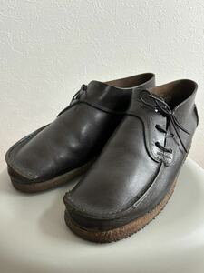 pado moa & bar nz moccasin wala Be leather shoes UK8 black i-ll Land made 