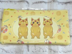 ふしぎ駄菓子屋 銭天堂 フラットポーチ　金色の招き猫