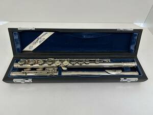 0604-85 0170[1 jpy start ] musical instruments flute miya The waMIYAZAWA case attaching woodwind instrument secondhand goods present condition goods sound not yet verification antique 