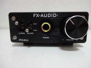 1円～ FX-AUDIO- ヘッドフォンアンプ PH-A1J + おまけ 変換コネクタ、USB12V昇圧ケーブル