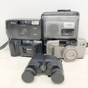 1円〜【コンパクトカメラ レコーダー 双眼鏡】3-40 FUJI RICOH Canon （ジャンク品）の画像1