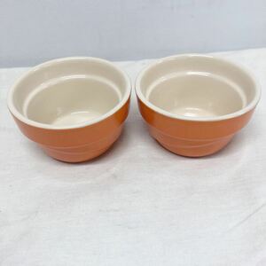 1円〜【LECREUSET】4-26 食器 ボウル ココット（中古品）