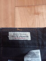 Levi's PREMIUM リーバイス512 ストレッチ ブラックジーンズ W34×L34_画像3