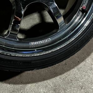 RAYS レイズ 7本スポーク クロームメッキ 4本セット 7.5JJ+40 205/40R17の画像6