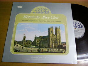 LPt176／【UK盤】WESTMINSTER ABBEY CHOIR - In Quires And Places... No. 25.
