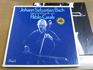 BOXh34／【独盤/3枚組/MONO】カザルス：バッハ 無伴奏チェロ組曲 BWV1007～1012.