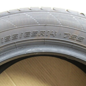 155/65R14 DUNLOP EC204 2本の画像9