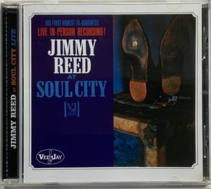 ジミー・リード(JIMMY REED)/AT SOUL CITY LIVE-VeeJayレーベルに残した1964年最後のアルバム/ニセのライヴ録音盤